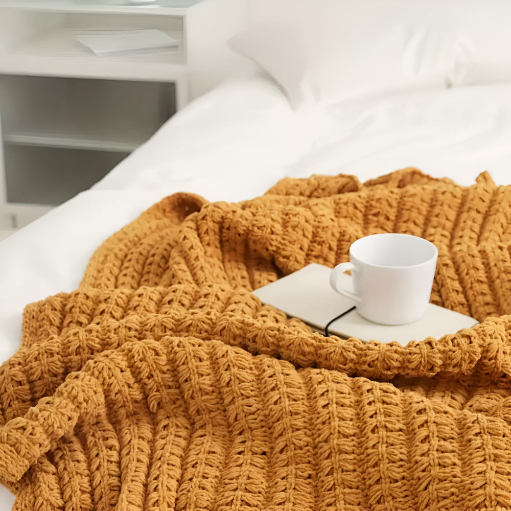 Vintage Chunky Knit Filt Carvallo