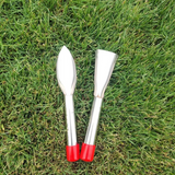 Rostfritt stål ogräsplockare och gräva verktyg – Trädgårdsverktyg med trähandtag Carvallo