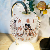 Japanskinspirerad sfärisk glaslampa MILA Sverige