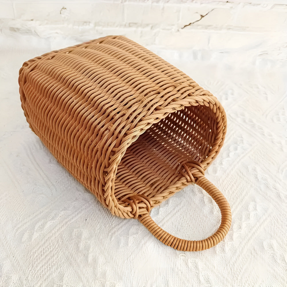 Willow Rattan Woven Storage Basket Carvallo