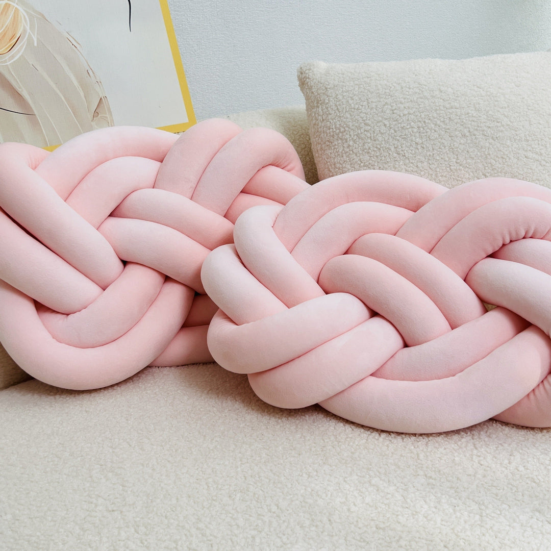 PlumeHaven – Set med 2 plysch dekorativa kuddar för en mysig och elegant touch Carvallo