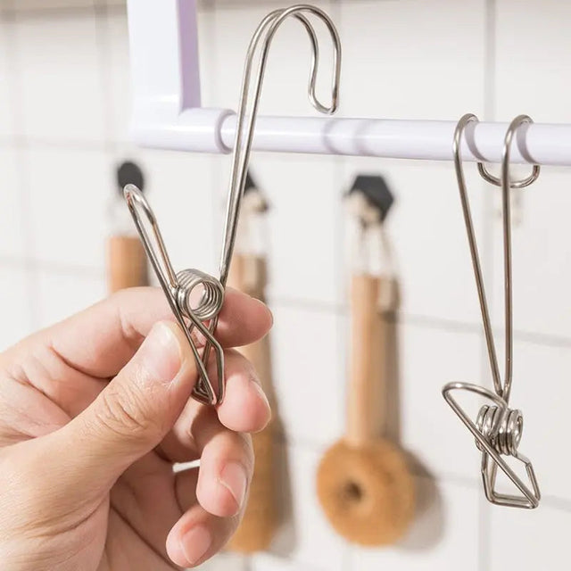 GripGuard - 10-pack upphängningsklämmor i rostfritt stål MILA Sverige