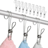 GripGuard - 10-pack upphängningsklämmor i rostfritt stål MILA Sverige