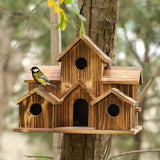 NatureNest - Artisan Birdhouse med sex mysiga ingångar Carvallo