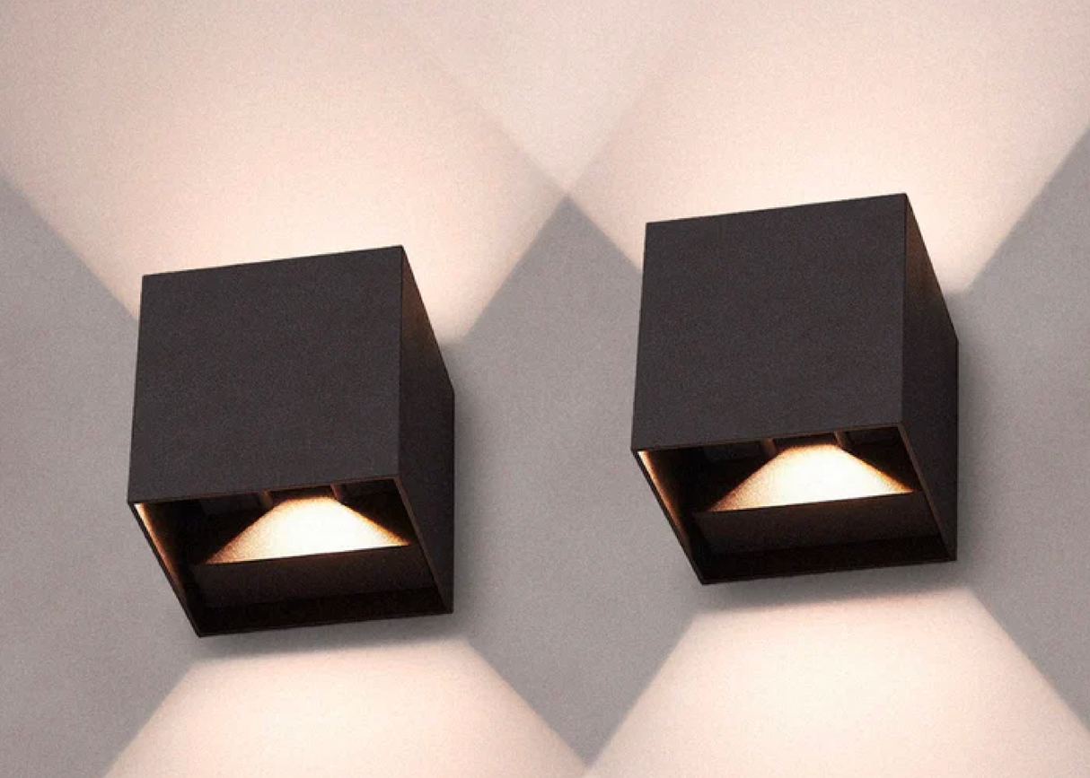 Dubbla ljuset för halva priset | LED vägglampor Carvallo