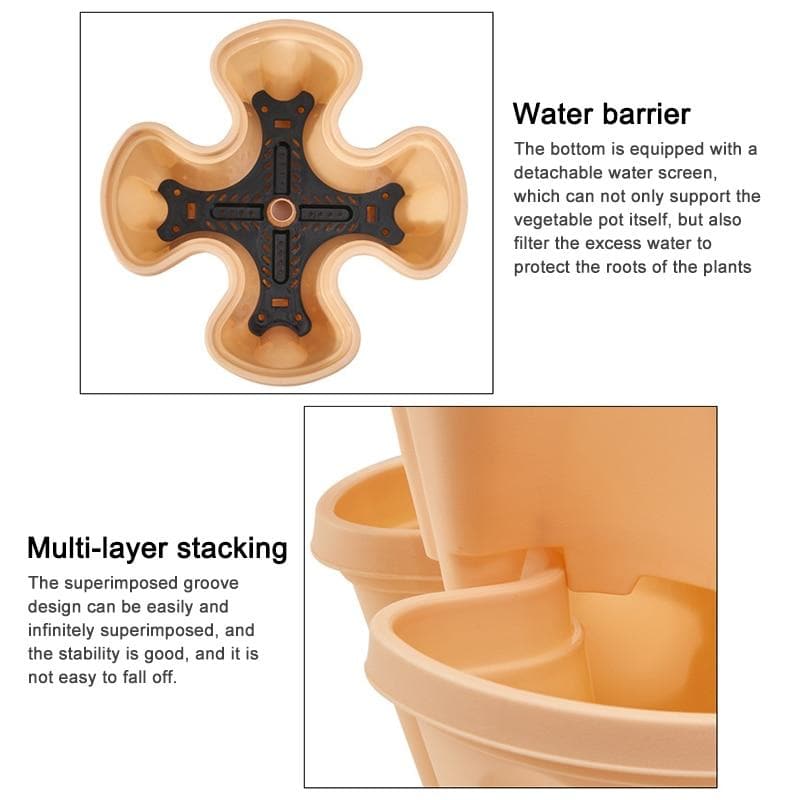 Carvallo | VertiFlora - Vertikala stapelbara planteringskrukor Carvallo