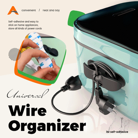 WireOrganizer Universal Cable Organizer (4-pack) MILA Sverige