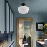 Bauhaus Crème Messing Taklampa för Hallen Carvallo