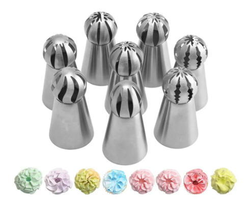 BakeArt – DIY-kakdekorationsset med glasyrtips och munstycken MILA Sverige