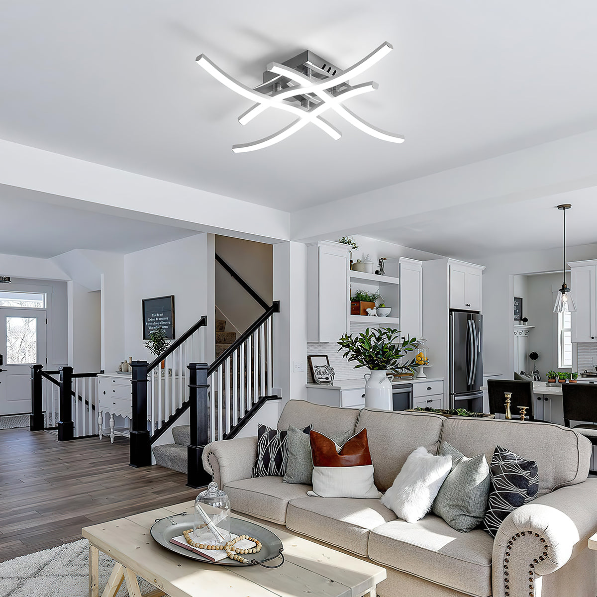 LED Taklampa Modern Aluminium Infälld Armatur Carvallo