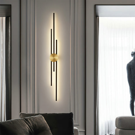 Vägglampa Modern LED Järn Vertikal Armatur Carvallo