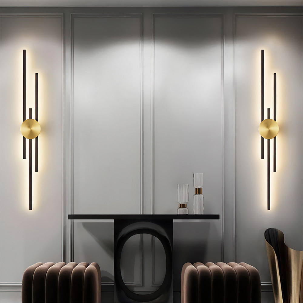 Vägglampa Modern LED Järn Vertikal Armatur Carvallo