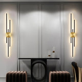 Vägglampa Modern LED Järn Vertikal Armatur Carvallo
