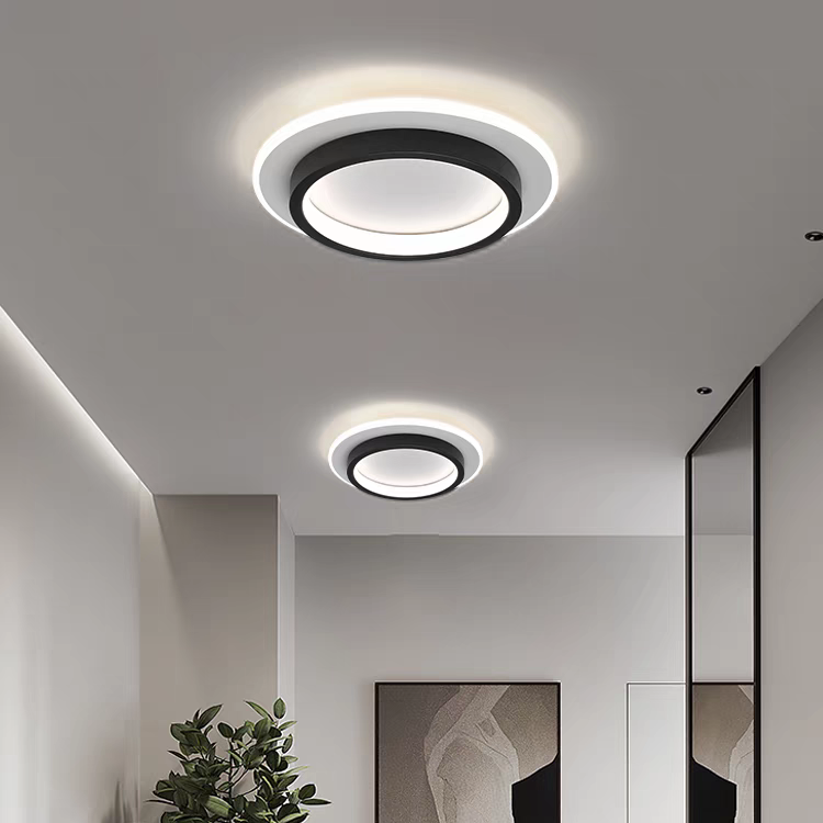 Elegant LED Hallway Ceiling Lamp | 8.3" eller 9.4" Metall & Akryl Armatur | Energisparande | Brick by Brick Carvallo