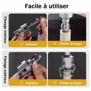 Carvallo Duo – Präzise Gewinde inuti & utanför med bara 1 verktyg (2-pack) Carvallo