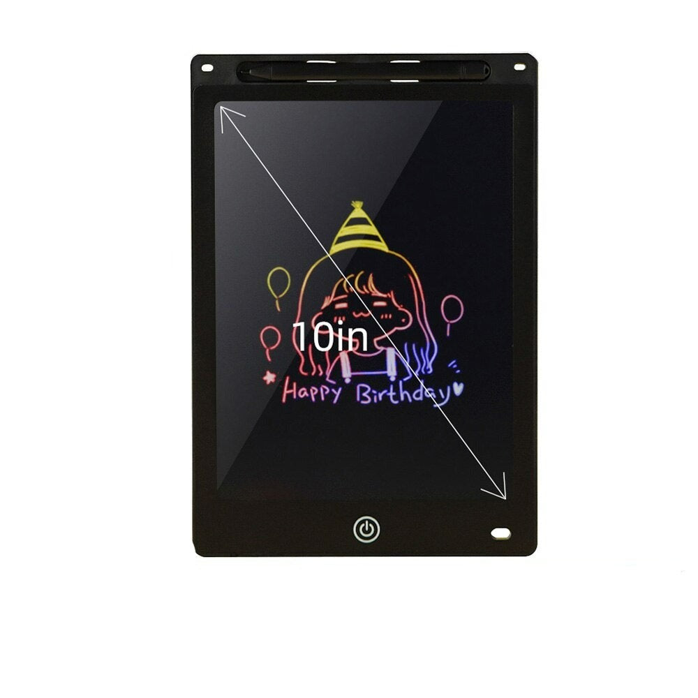 LCD-Skrivplatta Ritplatta Färgskärm-Barn-BB-Svart-25 cm-Hemnix