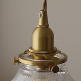 Mid-century vintage glas skiva hänglampa Carvallo