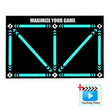 Fotboll Pro Träningsmatta och Videoträningsprogram Carvallo