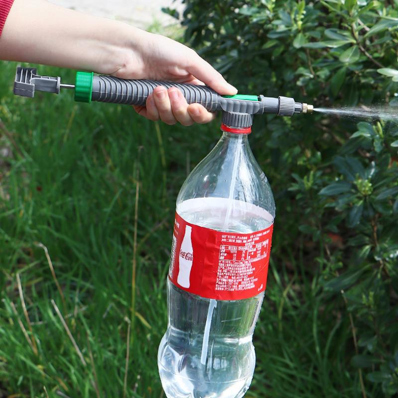 Universell flaskträdgårdspray med högtrycksdysa – För växtbevattning och rengöring Carvallo