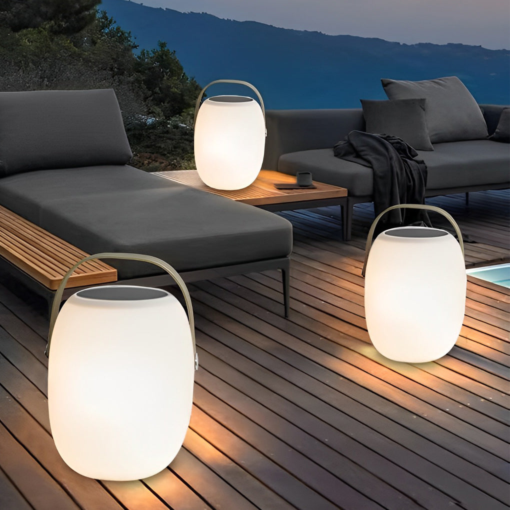 Utomhus Solarlampa med Handtag Carvallo