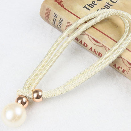 Lustrous Pearl Gardinband | 2 Delar Set Carvallo