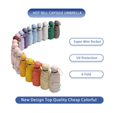 Kompakt Hopfällbart Paraply-Personligt-BB-Hemnix