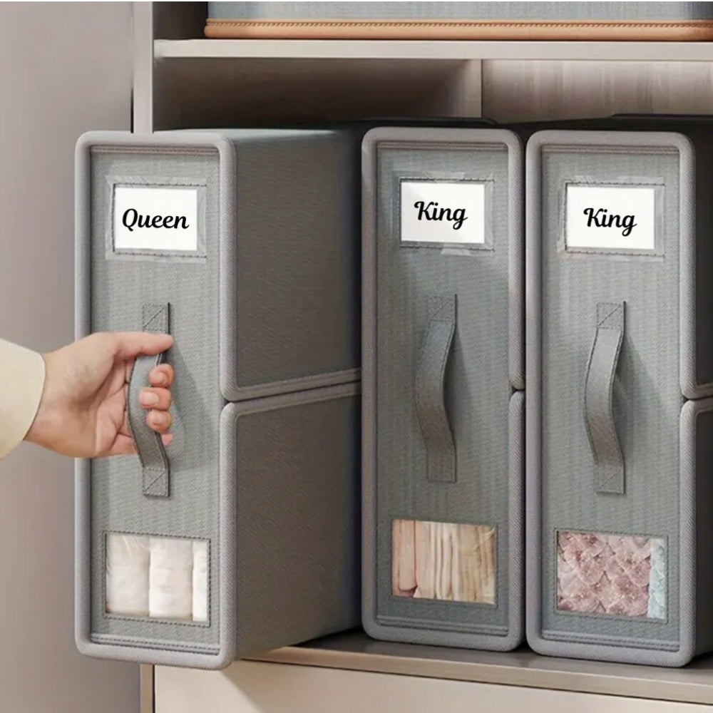 Carvallo – Fällbar Organisatör för Prydligt Organiserad Sängkläder Carvallo