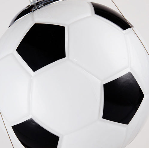 Fotbollsmönster 1-lampa glasjärn taklampa MILA Sverige