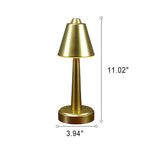 Retro Metal Cone Touch Lamp – USB-driven LED-lampa MILA Sverige