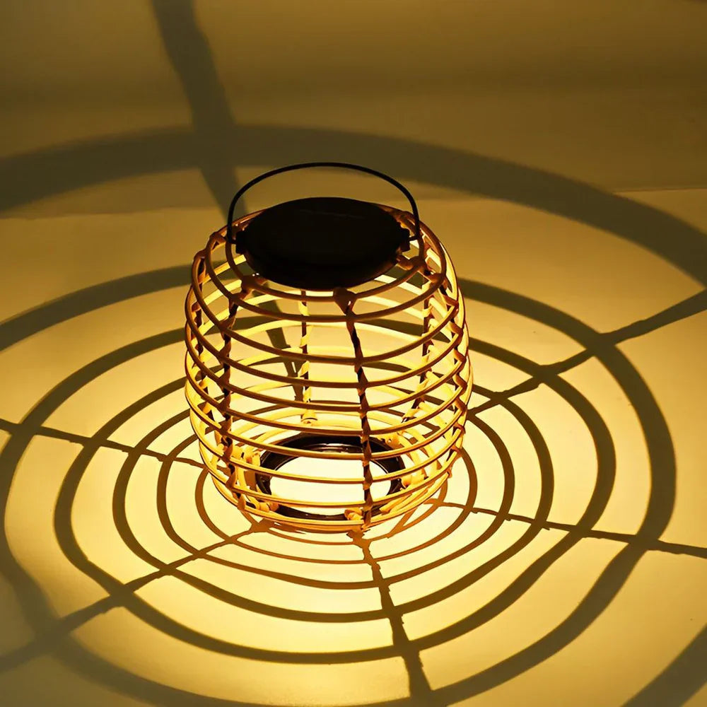 Carvallo - Utomhus Rattan Sol Lamp Trädgårds Dekor Carvallo