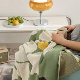 Skandinavisk Fet Blommönster Filt Carvallo