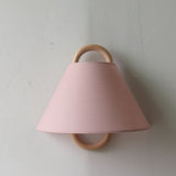 Vägglampa Modern Trä Tyg Sconcelampa Carvallo