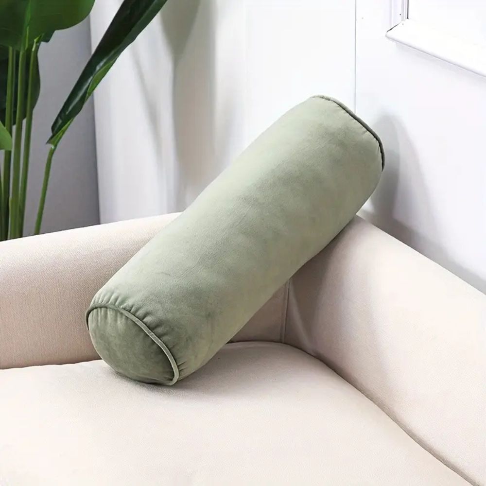 Plush Velvet Bolster Kudde Carvallo