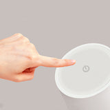 Trådlös Bordslampa Metallskärm USB Touch Carvallo