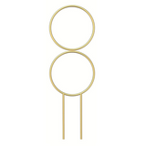 Metallplanter stötta för klätterväxter i olika former Carvallo