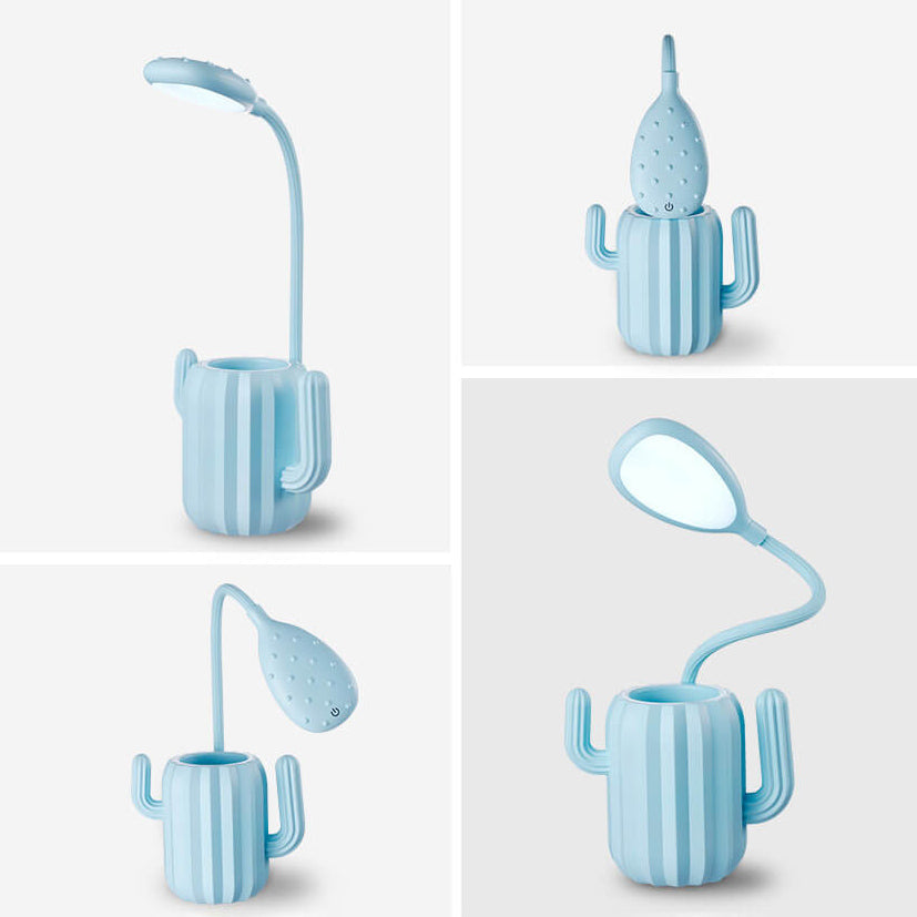 Vikbar Cactus LED-bordslampa - ögonvänlig ljus med kreativ design MILA Sverige