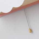 Nordisk Macaron-moln-vägglampa i glas och trä med 1 ljus Carvallo