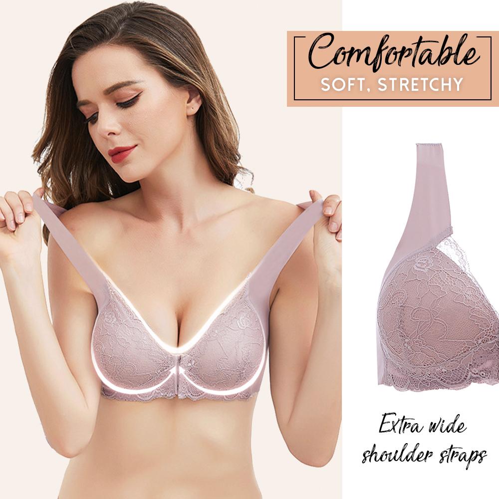 RelaxUp® Push-up-BH med innovativt frontspänne (2st)-Dam Kläder-Hemnix-Hemnix