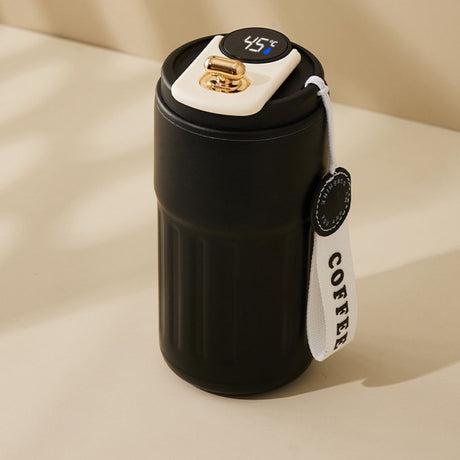 Rostfritt stål kaffekopp med LED temperaturvisning 450 ML Carvallo