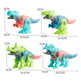 Dinosaurägg Byggsats - Överraskningsägg med Byggklossar, Skruva Isär och Montera Dina Egna Dinosaurier, DIY Blindbox Leksak för Barn-Byggsats-BB-Hemnix