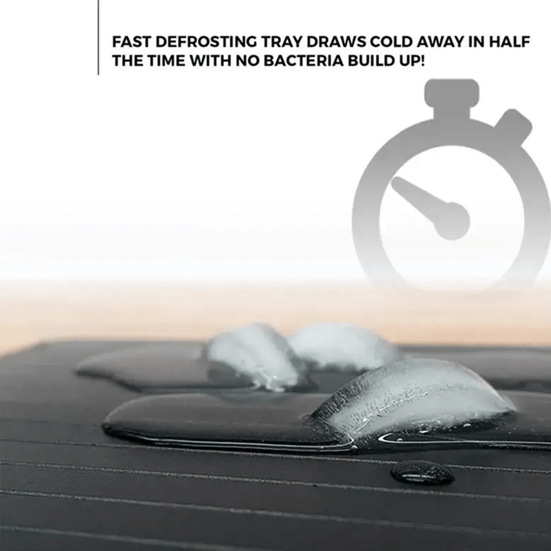 EcoThaw - Återanvändbar Upptiningsbräda i Aluminium för Snabb Upptining av Kött och Livsmedel-Kök-BB-Hemnix