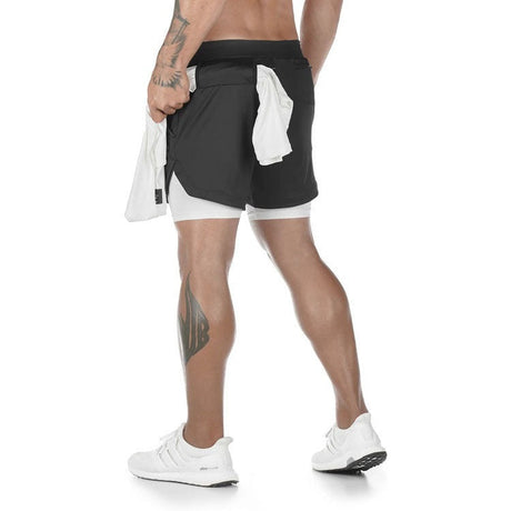 Träningsshorts med Innerbyxa för män-Personligt-BB-11-S-Hemnix