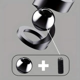 FidgetOrbit Gyroskop - Dekorativt Metall-Gyroskop Carvallo