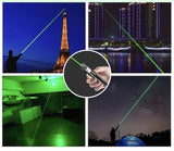 Laserpekare uppladdningsbar grön USB metallpenna Carvallo