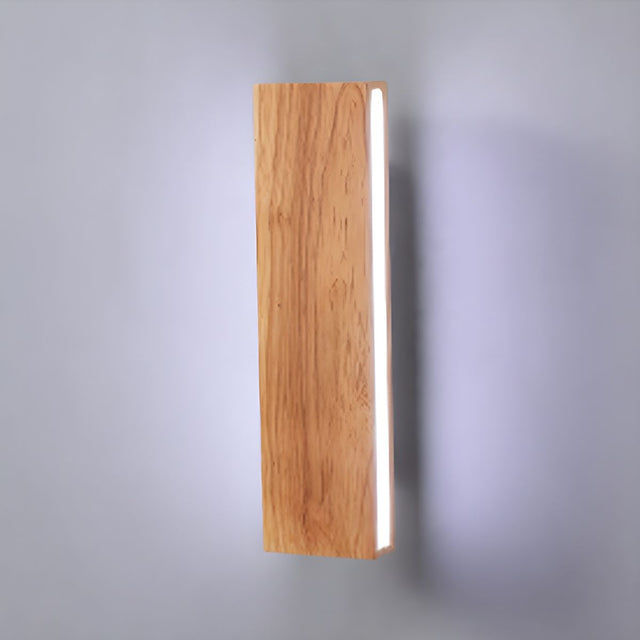 Rotatable Wood LED Wall Light | Modern Bedroom & Hallway | 8-20W | Brick by Brick Carvallo