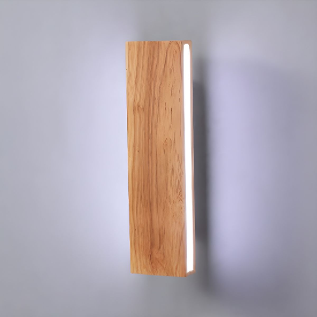 Vägglampa med roterbar trä-LED-design Carvallo