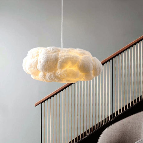 TranquilAura - Designer Wolken LED Taklampa Vit PVC/Bomull Carvallo