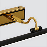 Svart Enkel LED Badrumsspegel Vägglampa Carvallo