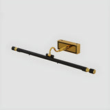 Svart Enkel LED Badrumsspegel Vägglampa Carvallo