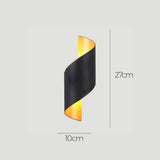 LED Vägglampa med Minimalistisk Aluminiumdesign Carvallo